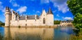 Majestic medieval castles in Loire valley - Le Plessis Bourre. F Royalty Free Stock Photo