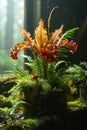 Majestic Miniature: A Vibrant Terrarium Wonderland of Moss, Oran