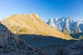 Majestic Mont Blanc massif and lush green alpine valley