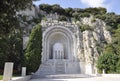 Monument aux Morts de Rauba- Capeu from Nice on French Riviera Royalty Free Stock Photo