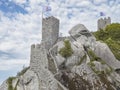 Majestic Moorish Castle, Sintra, Portugal Royalty Free Stock Photo