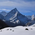 Majestic mount Ama Dablam Royalty Free Stock Photo