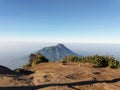 view seen from the top of Mount Merbabu