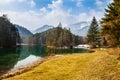Majestic mountain lake in Fernsteinsee