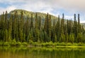 Majestic mountain lake in Manning Park, British Columbia, Canada. Royalty Free Stock Photo