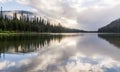 Majestic mountain lake in Manning Park, British Columbia, Canada. Royalty Free Stock Photo