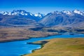 Majestic mountain lake in New Zealand