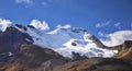 Majestic mountain landscape, glaciers