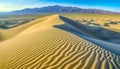 Majestic mountain range in Africa, striped with ripples of heat generated by AI