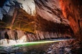 The Majestic Narrows of Zion National Park, Utah Royalty Free Stock Photo