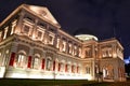 National Museum of Singapore Night Shot. Royalty Free Stock Photo