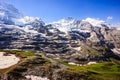 Majestic Natural European Swiss Alpine Scenery Background, Jungfrau Region, Lauterbrunnen, Bernese Oberland, Bern, Switzerland