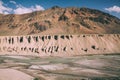 majestic natural formations and mountain river in Indian Himalayas, Ladakh