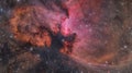 Majestic Nebula Cloud in Cosmic Space: A Stellar Nursery of Stars Royalty Free Stock Photo
