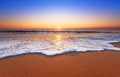 Majestic ocean sunset. Royalty Free Stock Photo