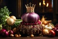 The Majestic Onion King, Royal Vegetable King Onion Concept