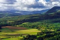 Majestic overview to the beautiful valley from the top of the hi