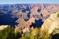 Majestic panoramic view of Grand Canyon National Park, south rim Royalty Free Stock Photo