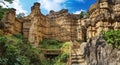 Majestic Phachor Grand Canyon in Mae Wang National Park, Chiang Mai, Thailand Royalty Free Stock Photo