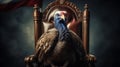 Majestic Portrait Of Poll The Turkey: A Symbol Of American Grandeur