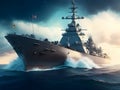 Majestic Power: Marvel at the Might of our Warship Picture