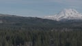 Majestic Rainier: Aerial Panorama of a Snow-Capped Giant