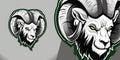 Majestic Ram Logo: Captivating Illustration Vector Graphic for Sport and E-Sport Teams
