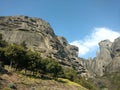 Rock formation in Meteora , Kalabaka Greece Royalty Free Stock Photo