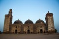 Majestic ruined mosques featuring tracery work, carvings and designs