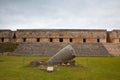 Majestic ruins Maya city in Uxmal,Mexico