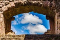 Majestic ruins of medieval castle Birkenfels, Alsace