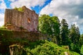 Majestic ruins of medieval castle Birkenfels, Alsace