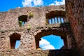 Majestic ruins of medieval castle Birkenfels, Alsace