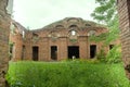Majestic Ruins of stables and headquarters of hussars Royalty Free Stock Photo