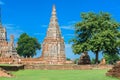 Majestic ruins of 1629 Wat Chai Watthanaram built by King Prasat