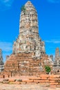 Majestic ruins of 1629 Wat Chai Watthanaram built by King Prasat