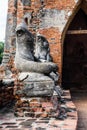 Majestic ruins of 1629 Wat Chai Watthanaram built by King Prasat