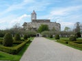 Majestic Schallaburg Castle with its beautiful garden. Austria.