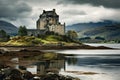 Majestic Scot scottish castle. Generate Ai