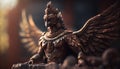 Majestic Garuda Sculpture: Symbol of Power and Devotion in Indian Mythology