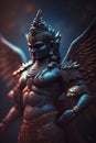 Majestic Garuda Sculpture: Symbol of Power and Devotion in Indian Mythology