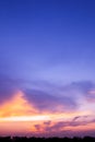 Majestic Ã¢â¬â¹sky vertical., dramatic sky sunrise background Royalty Free Stock Photo