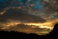 Skyscape on the Roznow lake, Poland