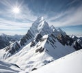 Peak Dreams: The Snow Mountain\'s Tale in AI Art