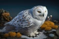 Beautiful Snowy Owl Picture set. taking flight, prey in the snow, spreading its wings and more. Royalty Free Stock Photo