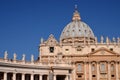 Majestic St. Peter's Basilica in Rome, Vatican, Italy Royalty Free Stock Photo