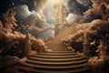 Majestic Stairway heaven. Generate Ai