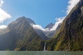 Majestic Stirling Falls, Milford Sound, Fiordland, New Zealand