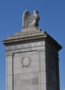 Majestic Stone Eagle Guards Over Memorial Drive, the Entrance to Arlingtion National Cemetary