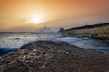 a majestic sunrise at the beach Royalty Free Stock Photo